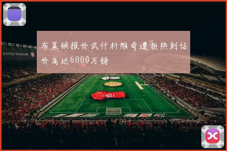布莱顿报价武什科维奇遭拒热刺估价高达6000万镑